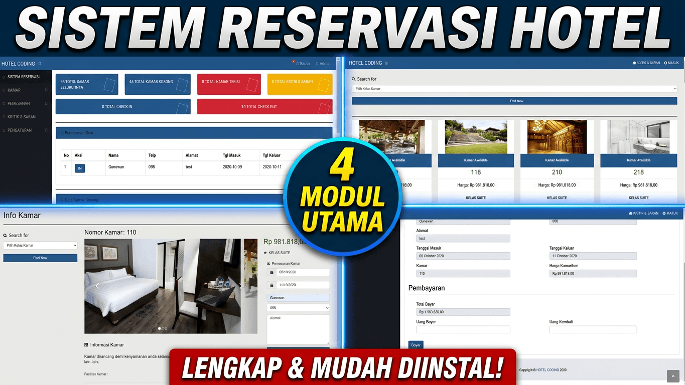 Website Sistem Manajemen Reservasi Hotel