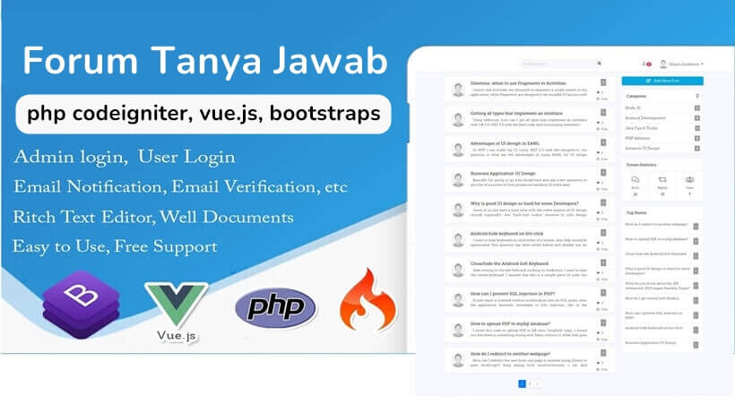 Website Forum Tanya Jawab (Codeigniter)