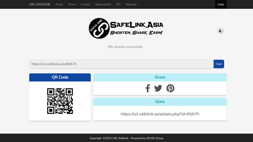 Web Tool URL Safelink (Shortener Lengkap QR Code)