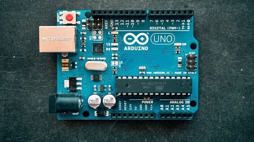 Project Arduino Digital Thermometer di LED Matrix P10
