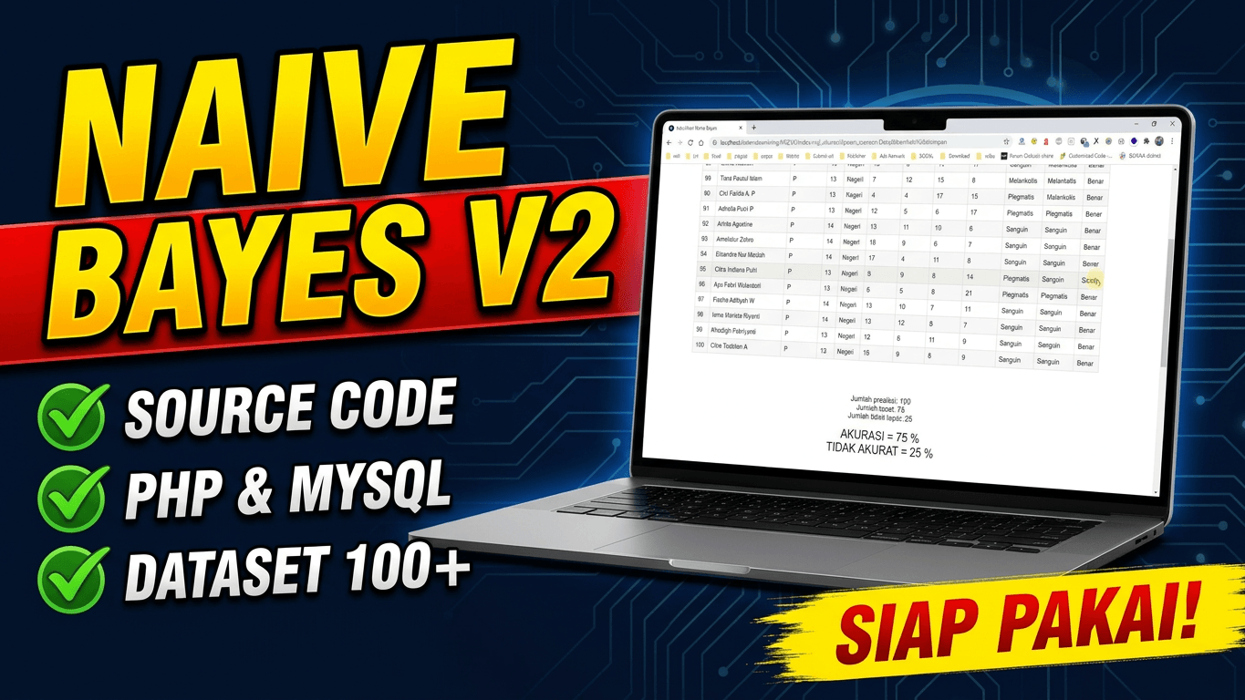 Web Sistem Data Mining Metode Naive Bayes v2