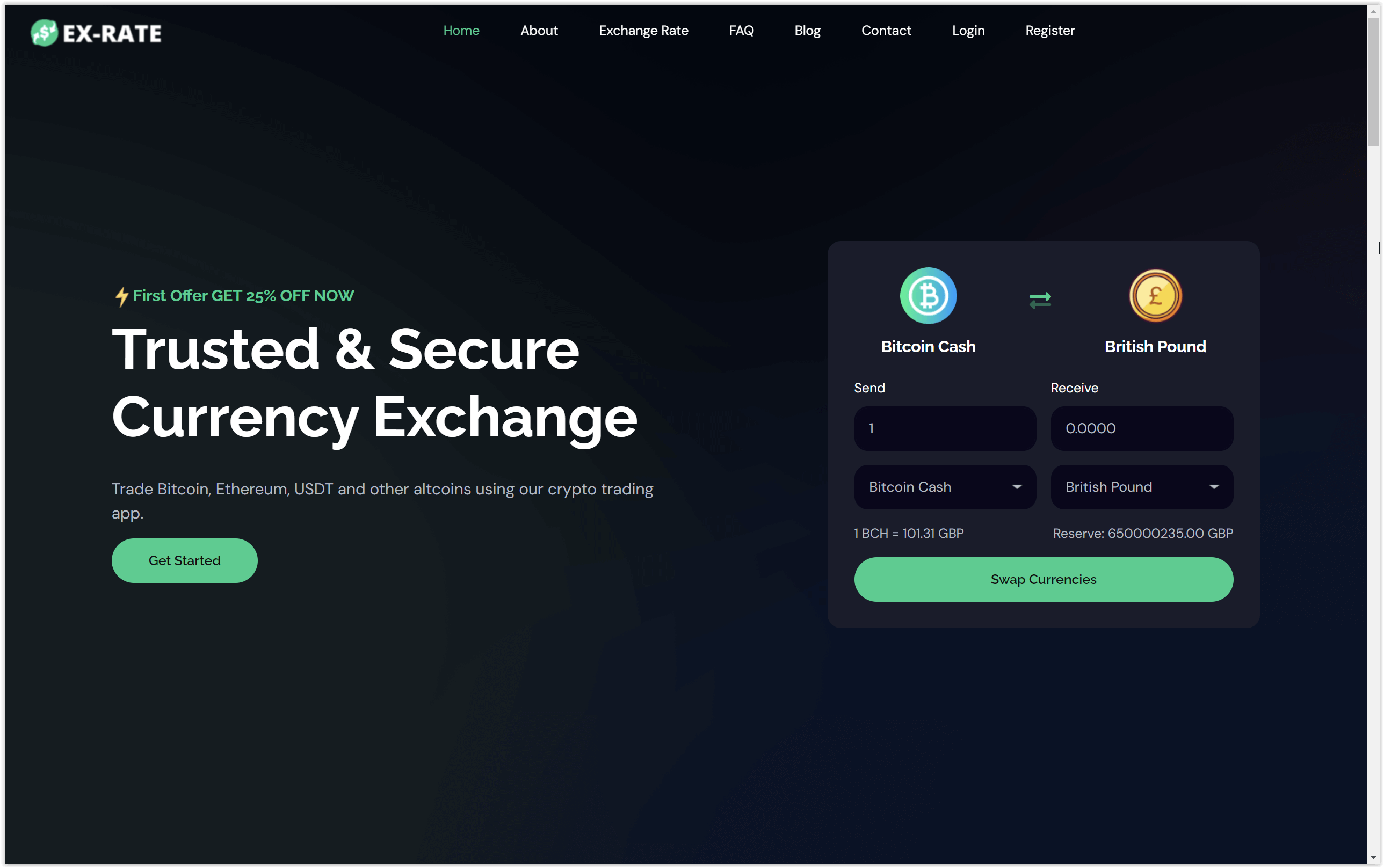 Web Platform Jasa Pertukaran Mata Uang (All in One)