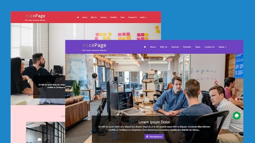 script web company profile
