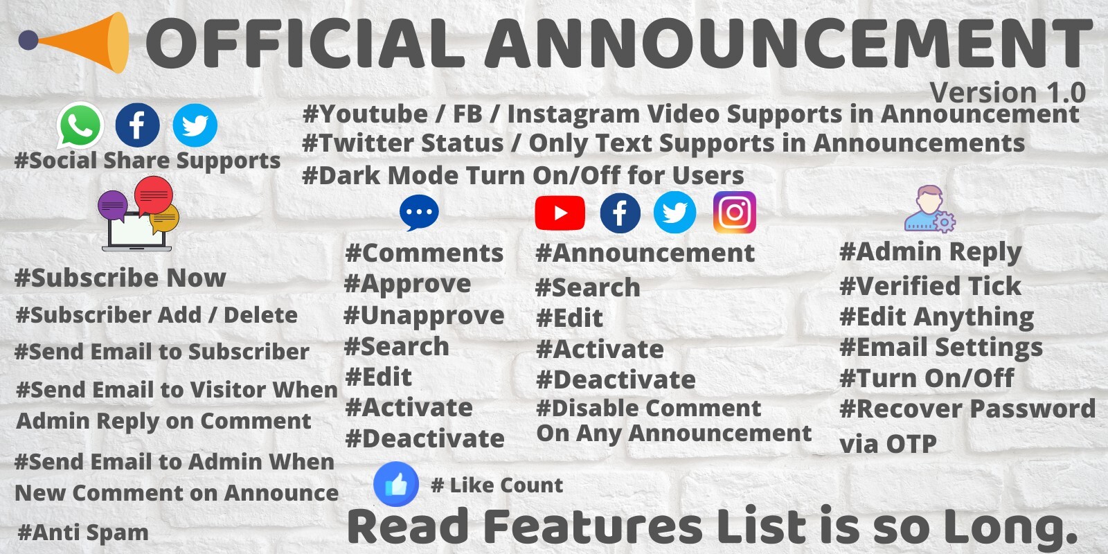 Web Platform Announcement Resmi