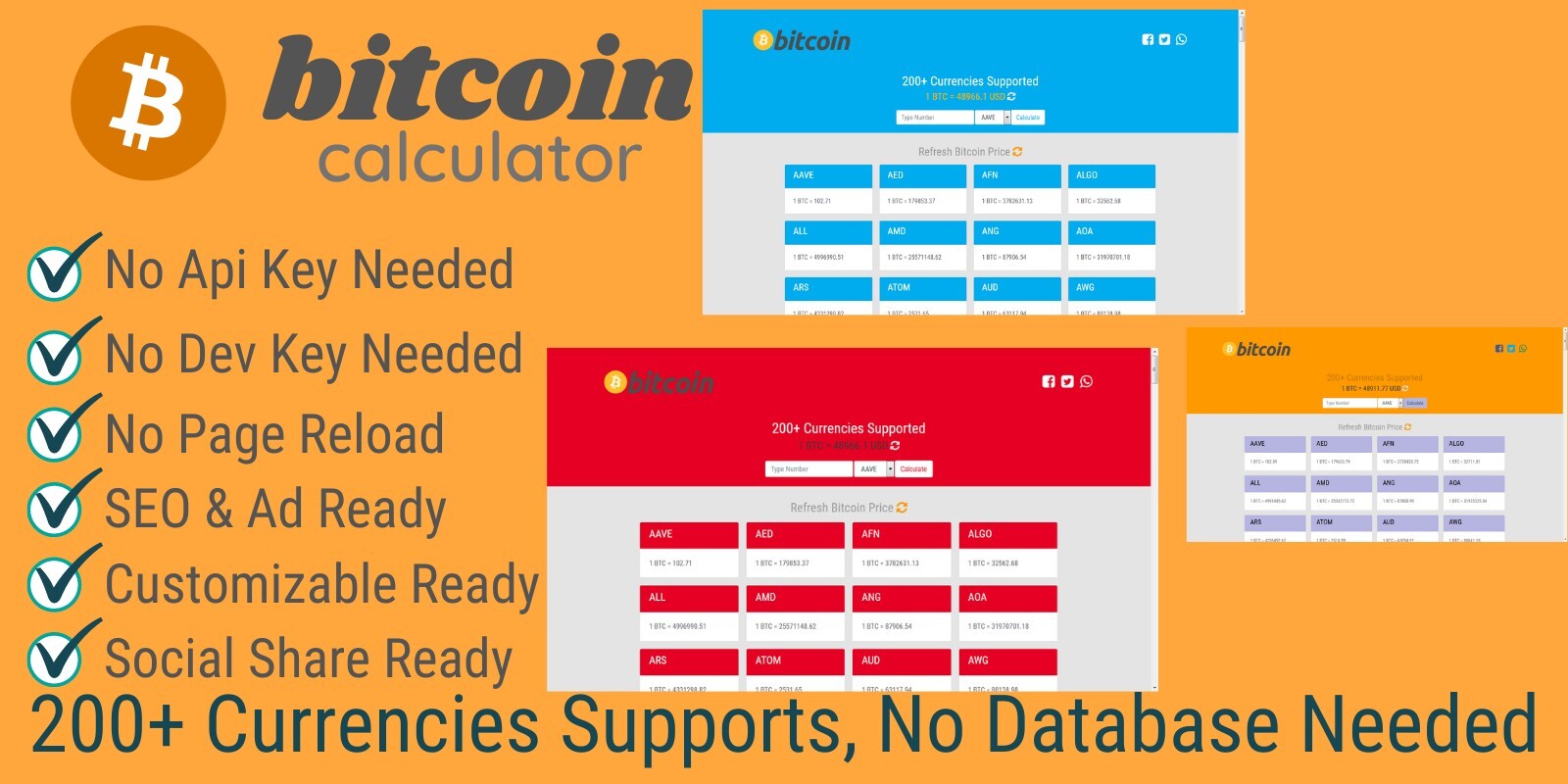 Web Tool Kalkulator Bitcoin