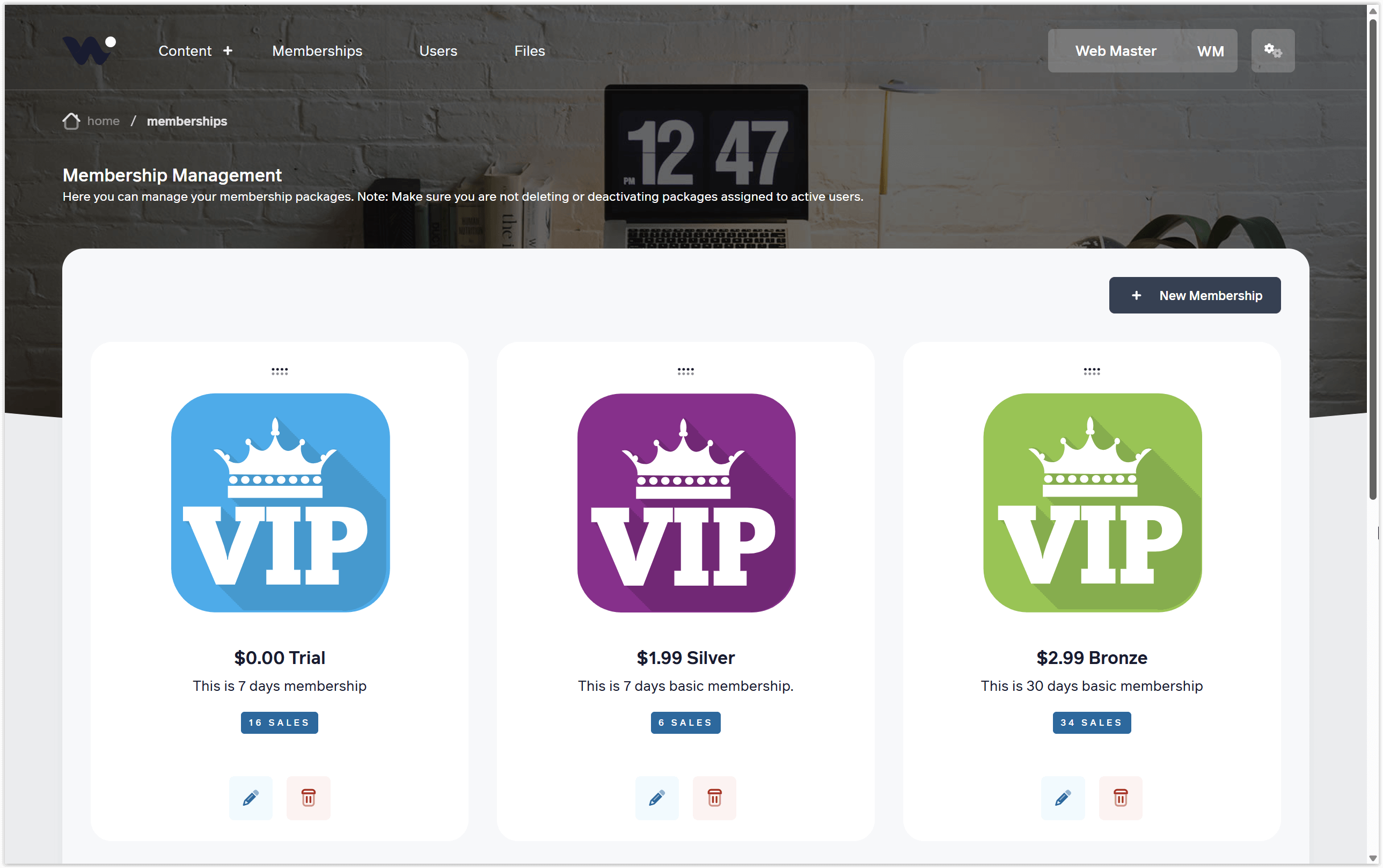 Web Membership Produk Digital (Pay & Download)