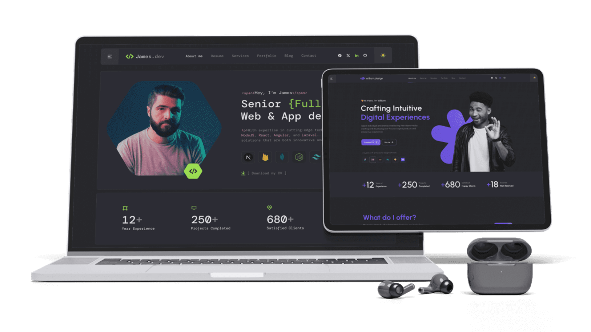 Web Portofolio Personal dan Resume CV Profesional